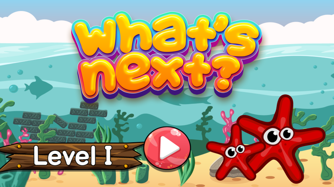 Seaside Pattern Game - What Comes Next Level 1