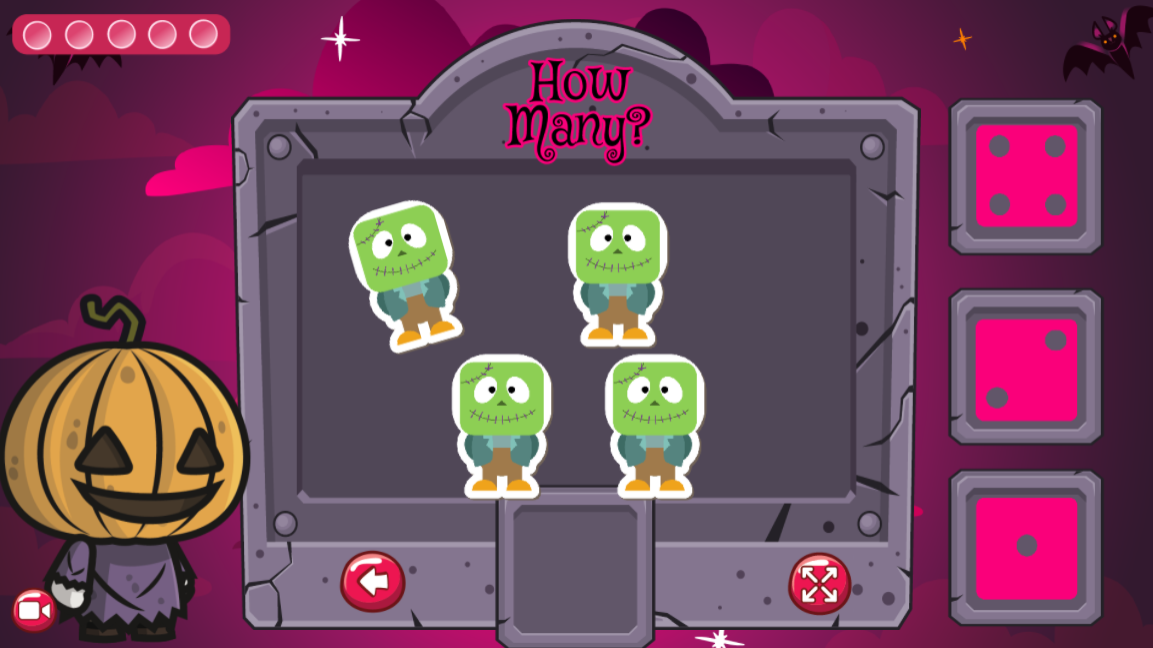 How Many Monsters? Numeracy Game for Preschoolers