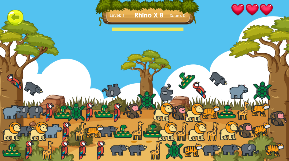 Jungle Animal Count 1 to 20