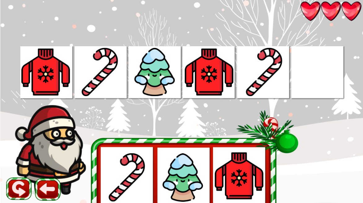 What's Next - Christmas Patterning Game Level 3
