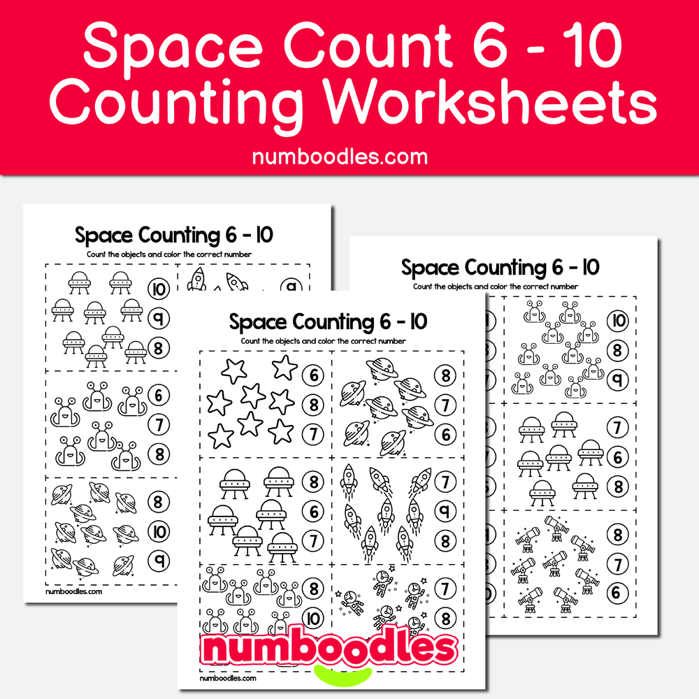 space counting worksheet